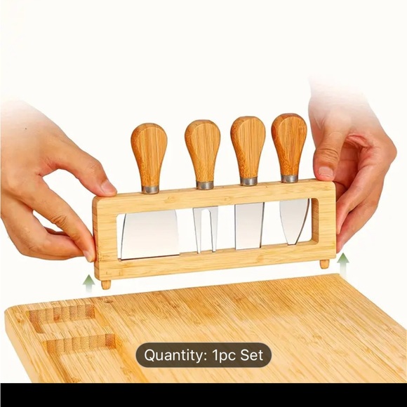 NIP Cheese Board with Knife set🧀🥂 - Picture 4 of 7